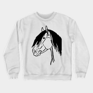 Heavy Horse profile Crewneck Sweatshirt